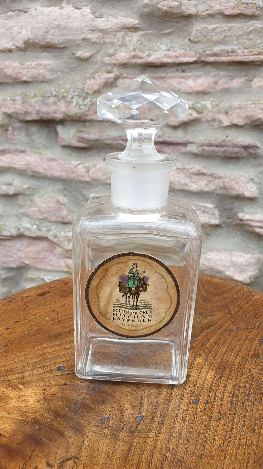 Potter & Moore’ Perfume Bottle c1940’s