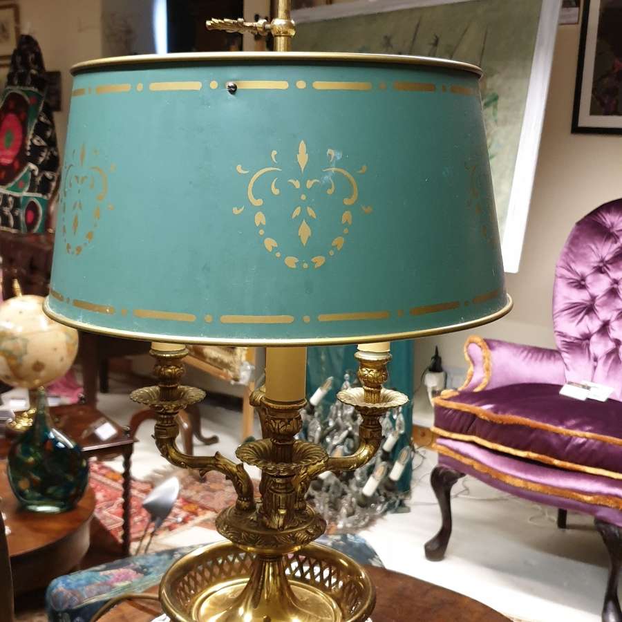 Large French Bouillotte Lamp c1930