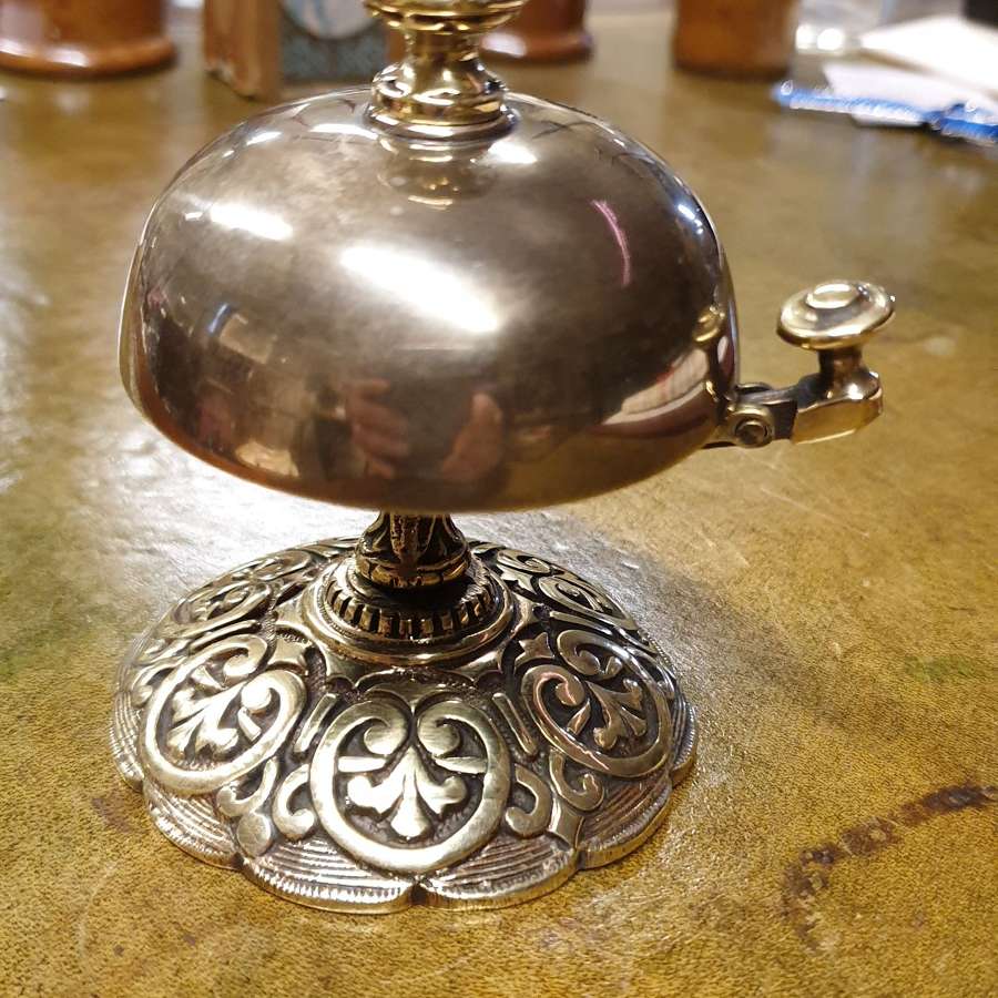 Late Victorian Brass Desk Bell
