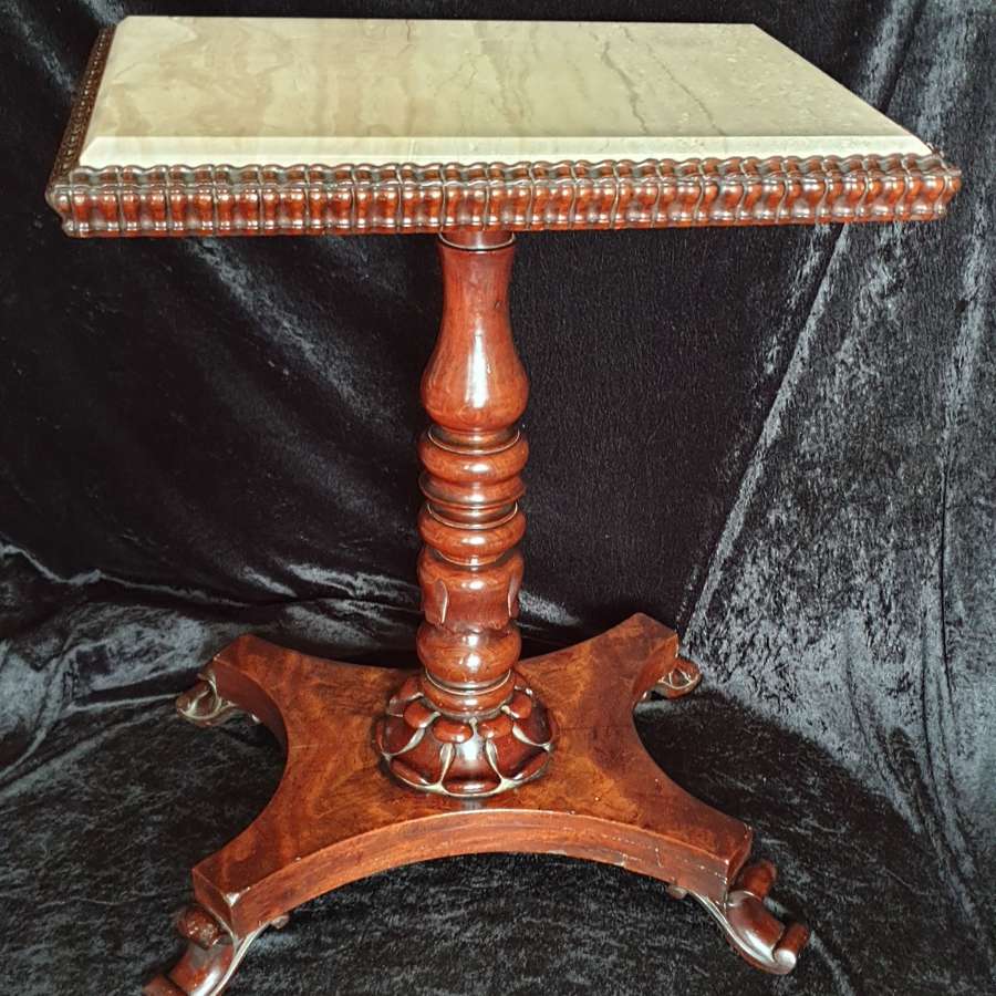 Exceptional William IV Occasional Table with Marble Top