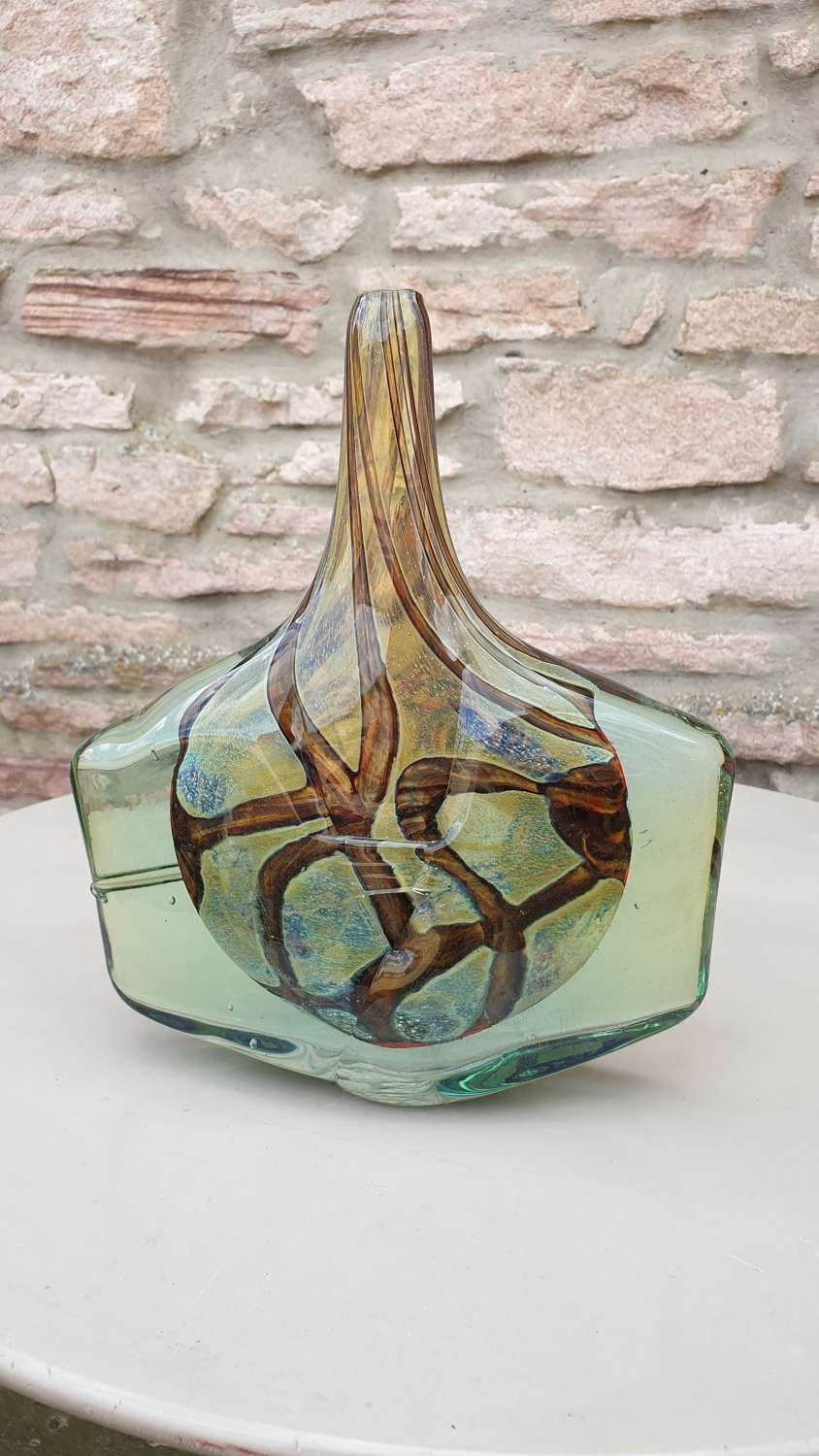 Mdina Earth Tones “Fish Vase”