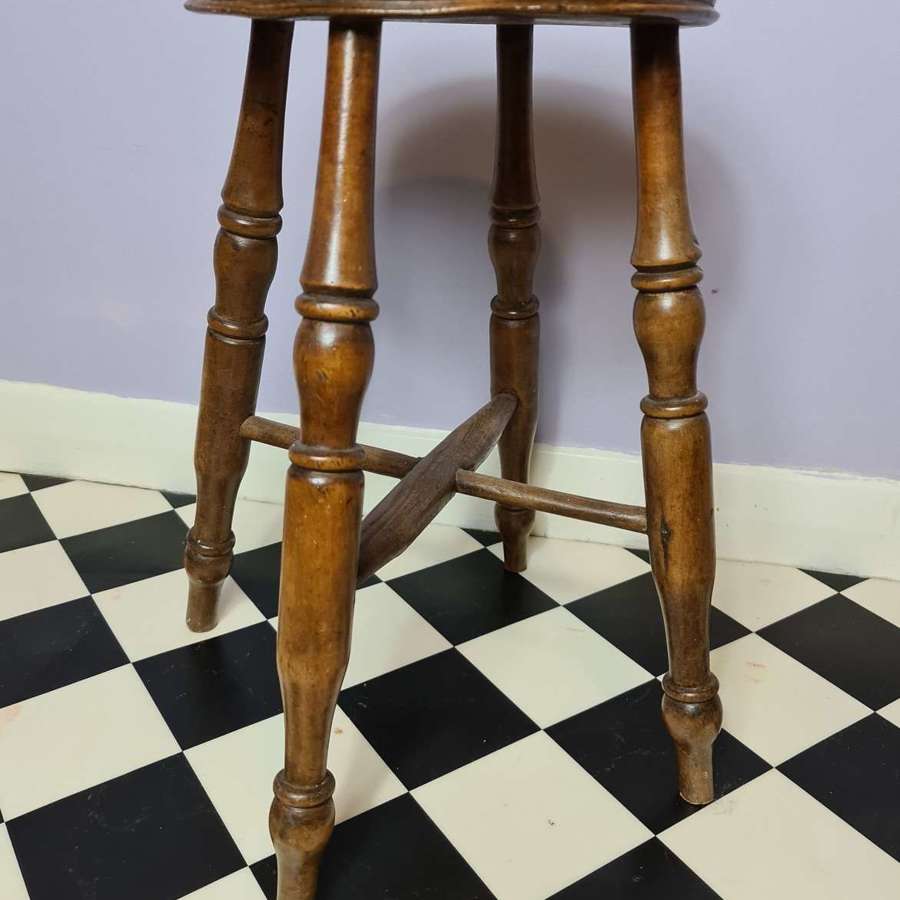 Traditional Victorian Kitchen Stool.