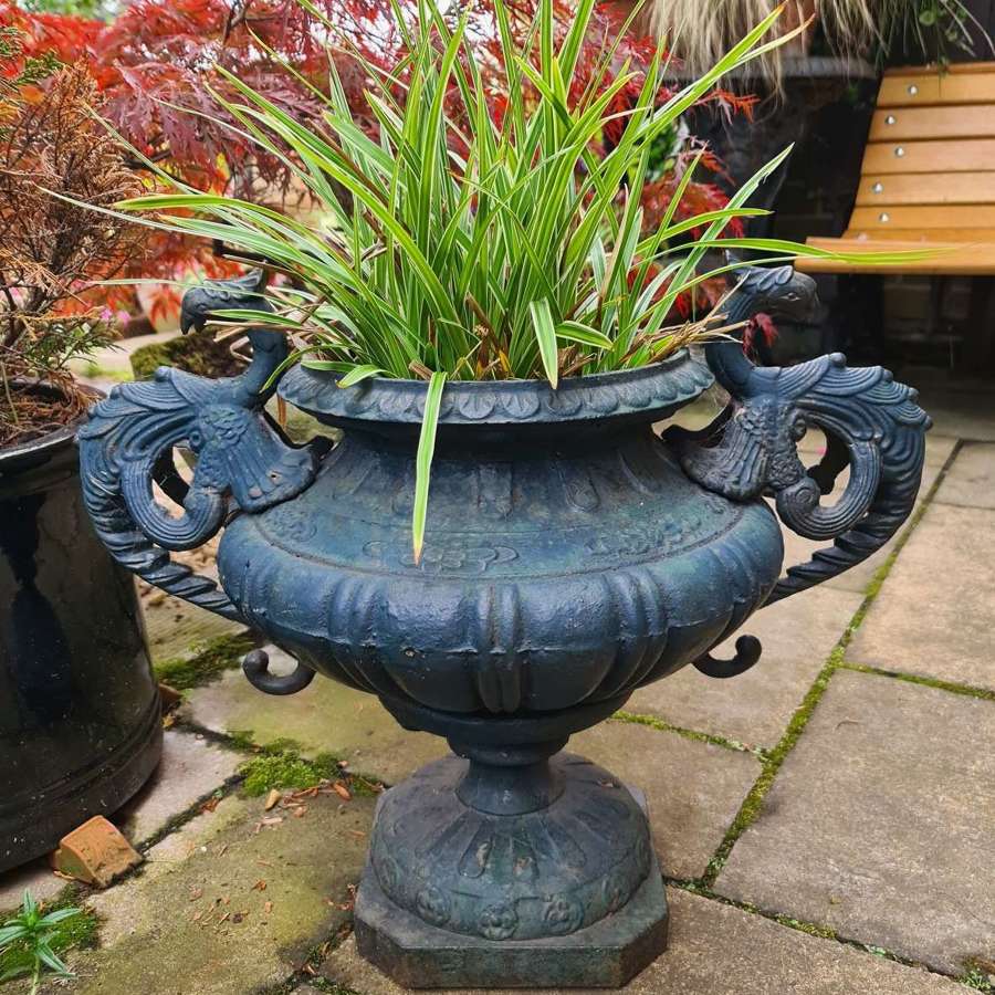 Wonderful Cast-iron French Garden Urn