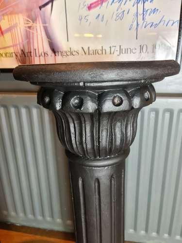 Pair of Wooden Painted Pedestals