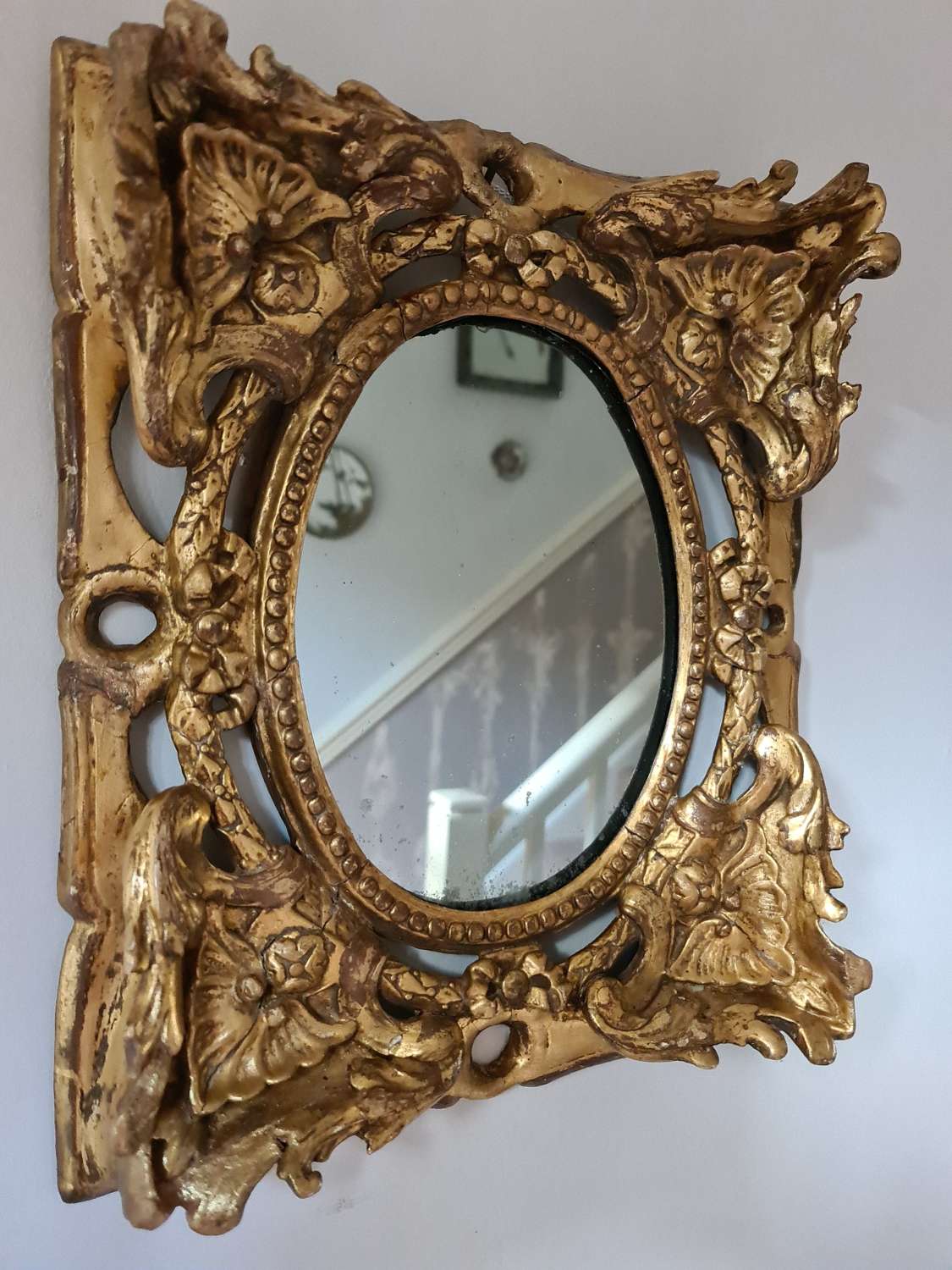 Small 19th Century Giltwood Mirror