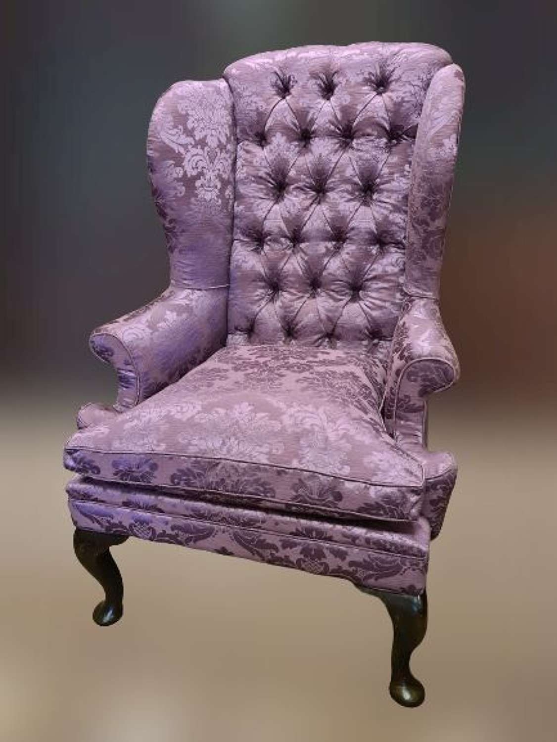 Rare Early 18th Century Wing Armchair