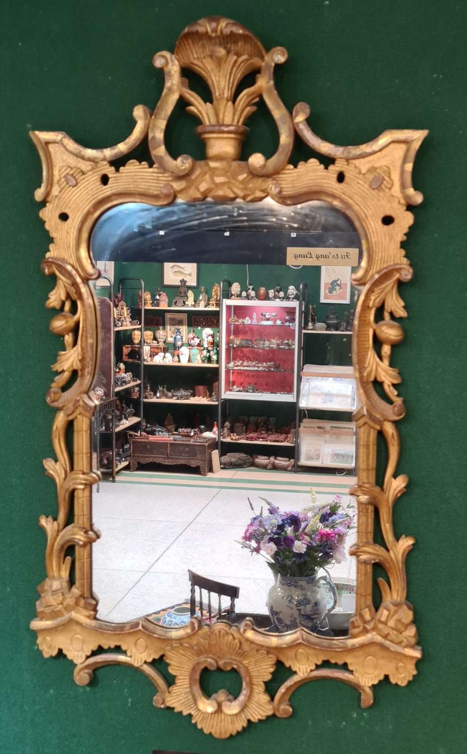 Handsome French Gilt-wood Mirror Late 18th, early 19th Century