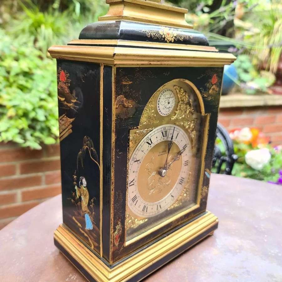 Quality Lacquered Bracket Clock by Elliott of London