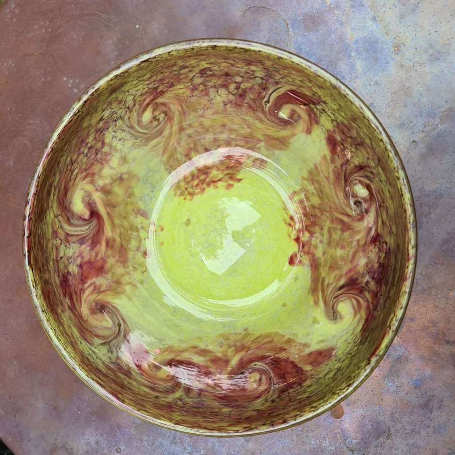 Attractive Large Strathearn Bowl, makers mark to base