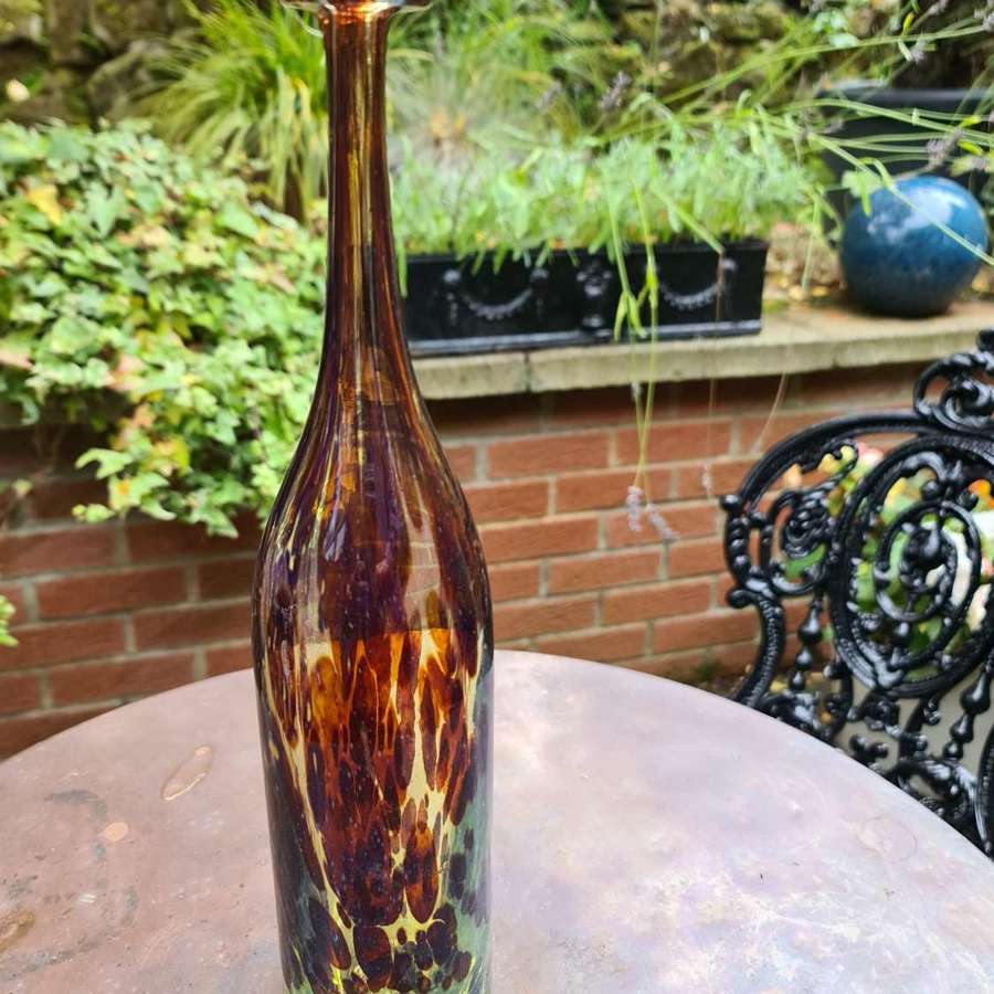 Mdina Glass ‘Earth Tones’ Bottle Vase