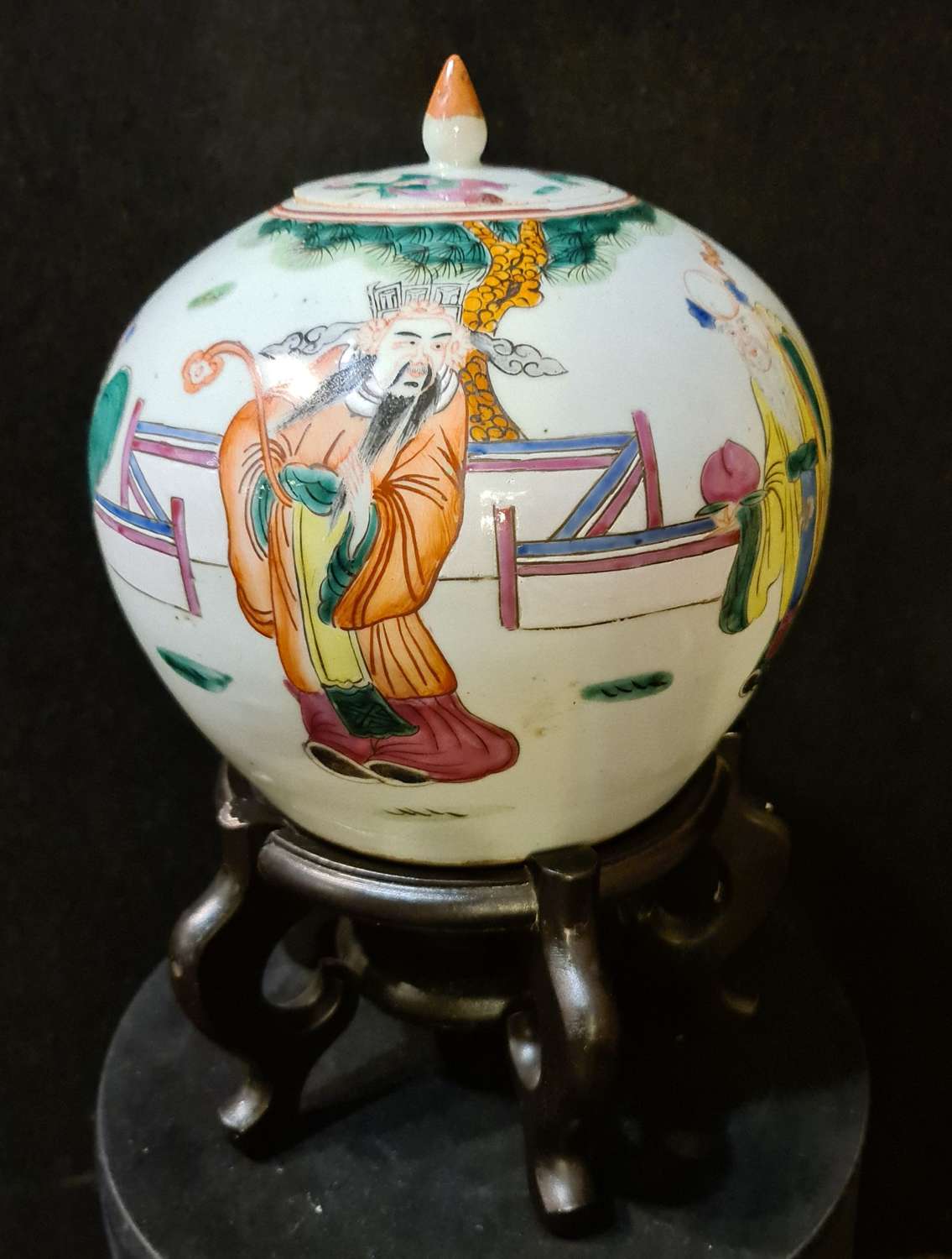 Particularly attractive Large Ginger Jar Republican Period c1920