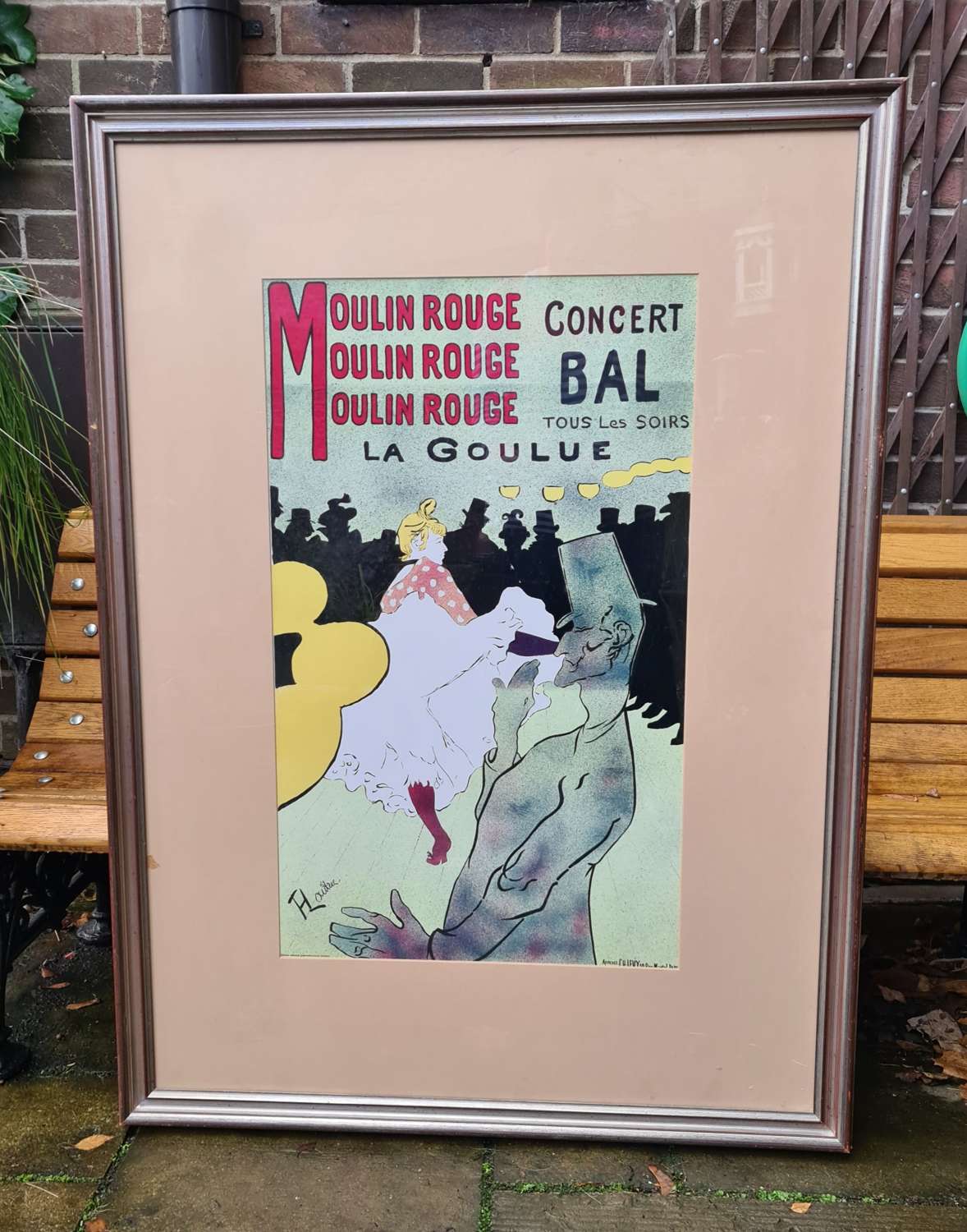 Vintage French Promotional Poster (Toulouse Lautrec) early 20th C