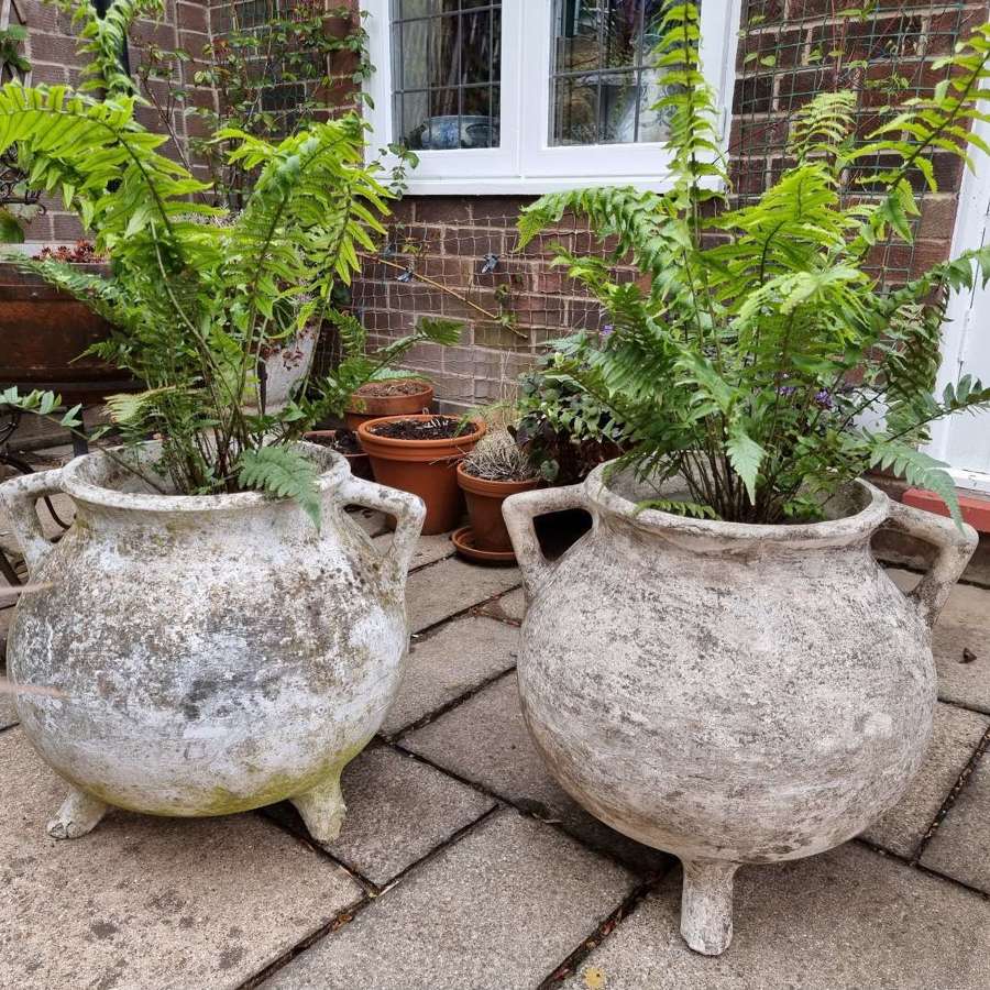 Pair of Willy Guhl Swiss Garden Pots