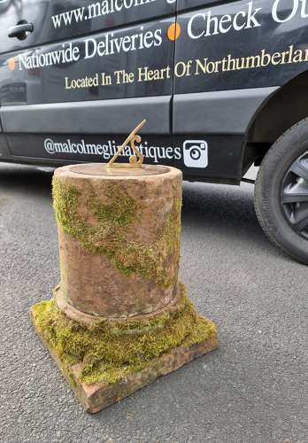 18th/19th Century Scottish Red Sandstone Plinth/Pedestal