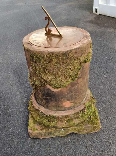 18th/19th Century Scottish Red Sandstone Plinth/Pedestal