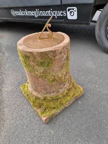 18th/19th Century Scottish Red Sandstone Plinth/Pedestal