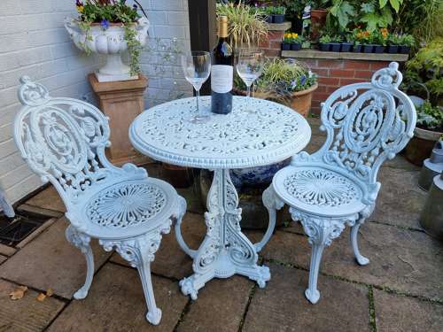 Rare Victorian Christopher Dresser Design Cast-iron Garden Table