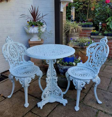 Rare Victorian Christopher Dresser Design Cast-iron Garden Table