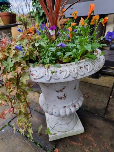 Large Pair Tuscan Terracotta Urns