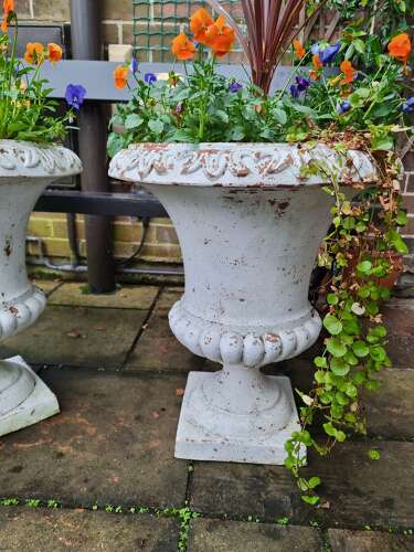 Large Pair Tuscan Terracotta Urns