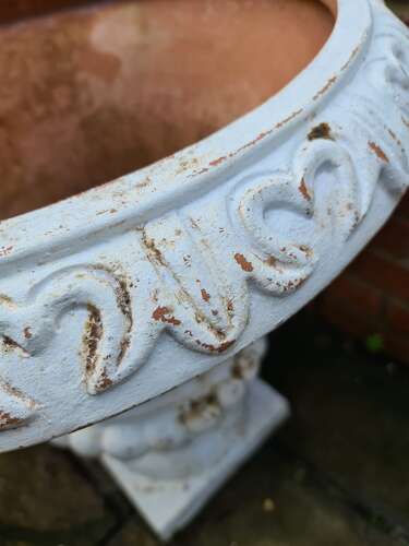 Large Pair Tuscan Terracotta Urns