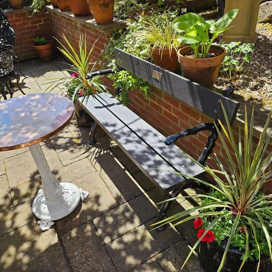 19th Century Cast-iron Garden Bench