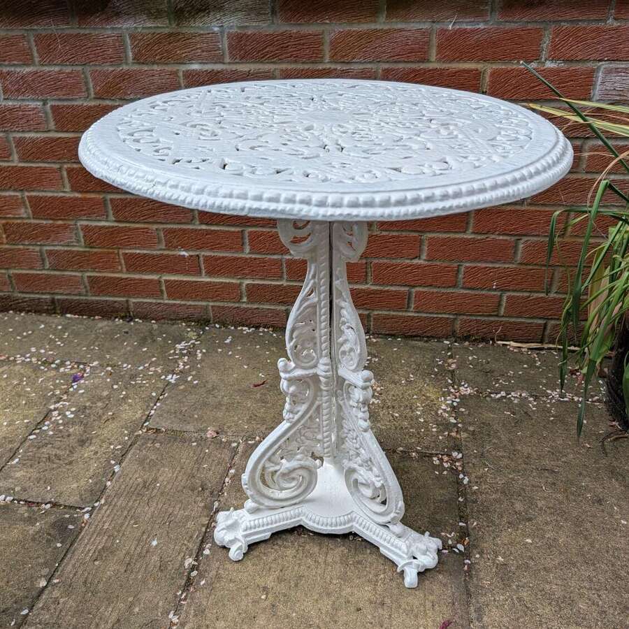 Victorian Christopher Dresser Design Cast-iron Garden Bistro Table