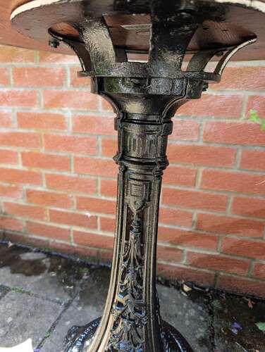 Rare Cast-iron Garden Table c1840 
