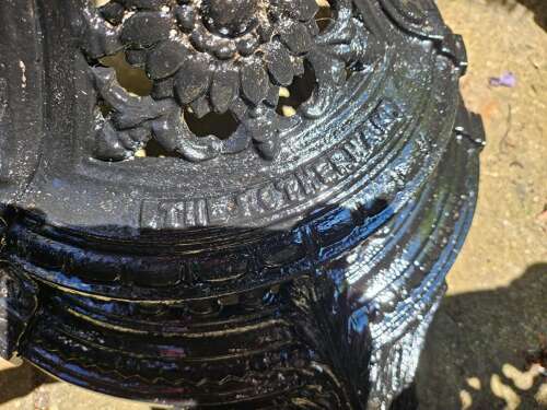 Rare Cast-iron Garden Table c1840 