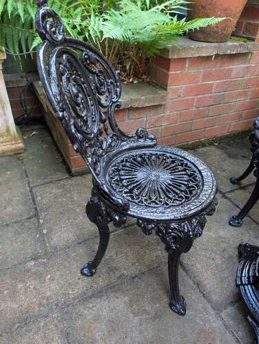 Rare Cast-iron Garden Table c1840 