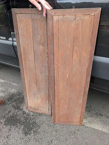Pair of Chinese Decorative Wall Hanging Mirrors
